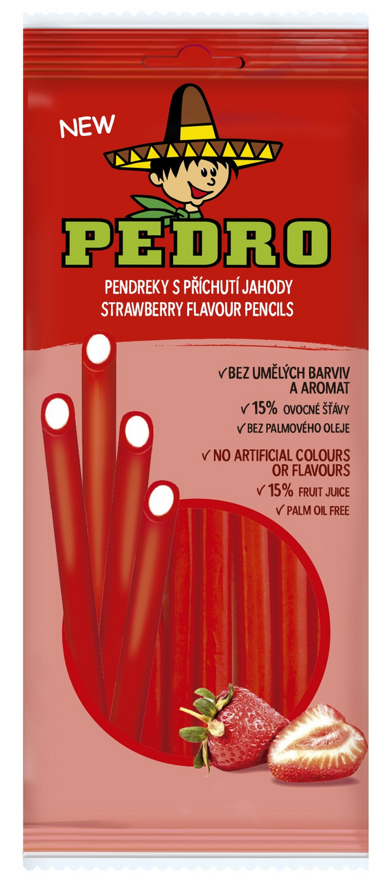 Pedro Pelendreky jahoda 5 x 80 g