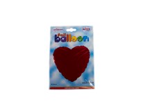 Balón Červené srdce fóliový 46 cm 1x1 ks