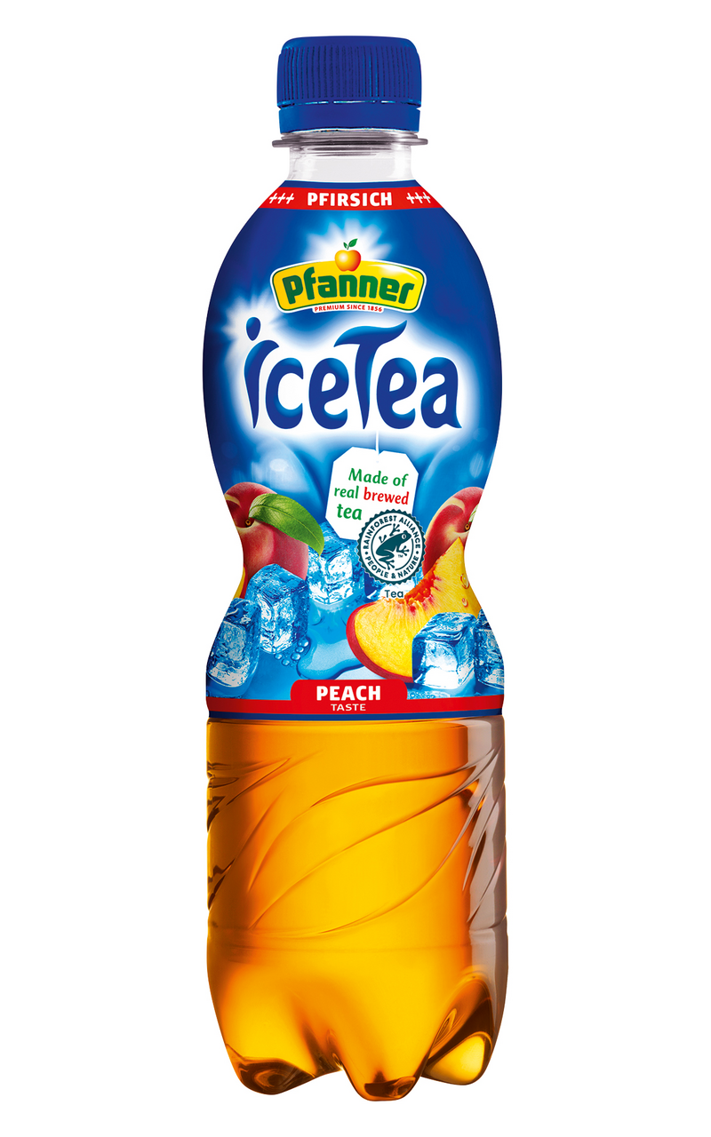 Pfanner Ľadový čaj broskyňa 12 x 500 ml vratná PET fľaša