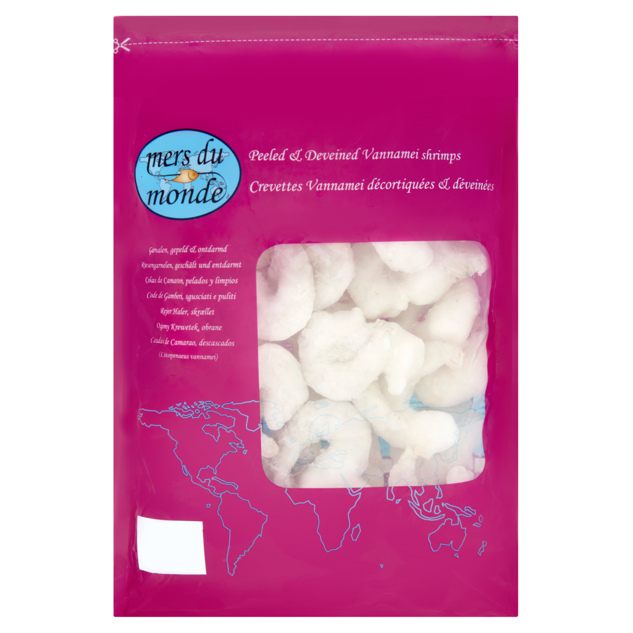 Krevety Vannamei surové lúpané 16/20 mraz. 800 g