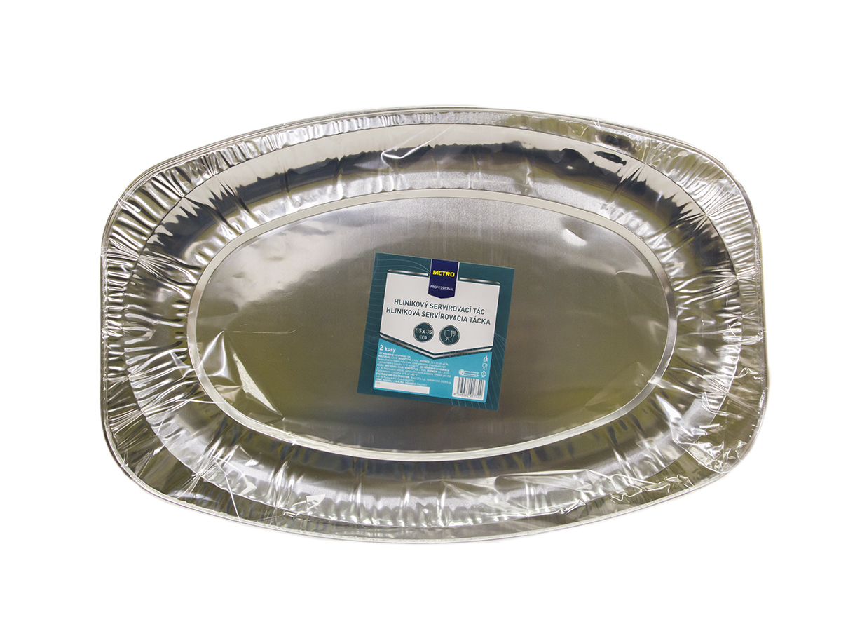 METRO PROFESSIONAL Tácka 55 x 35 cm hliník 2 ks