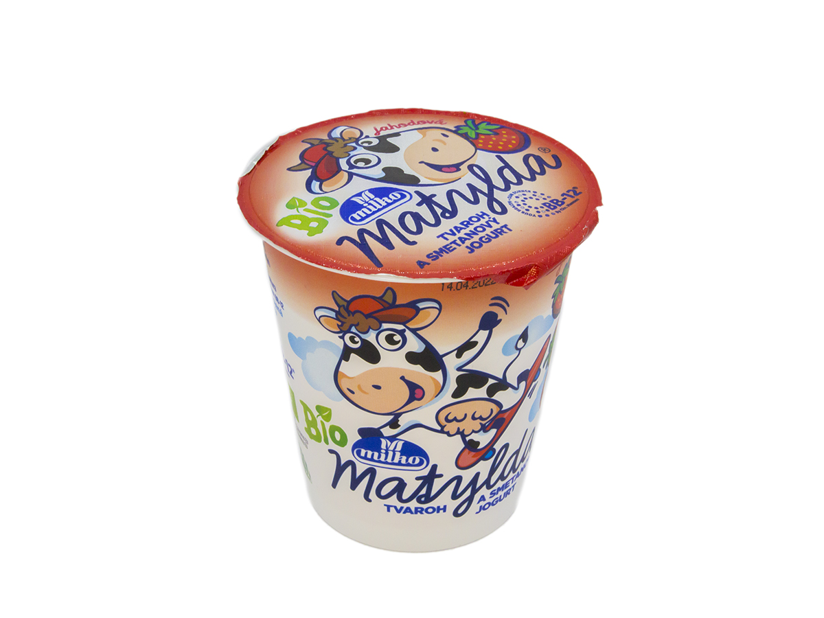 milko Matylda BIO jahoda chlad. 125 g