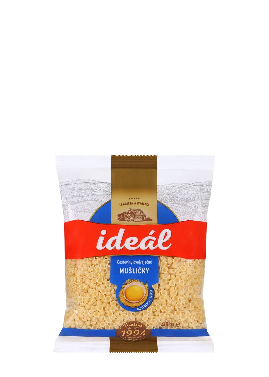 Ideál Mušličky vaječná cestovina 18 x 400 g