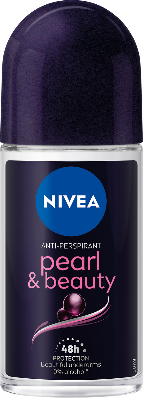 NIVEA Pearl&Beauty Black antiperspirant guľôčkový dámsky 50 ml