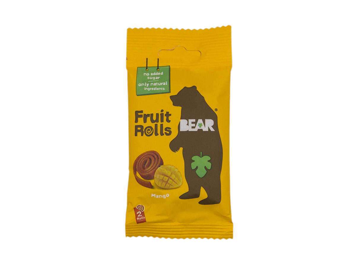 BEAR Ovocné rolky mango 20g