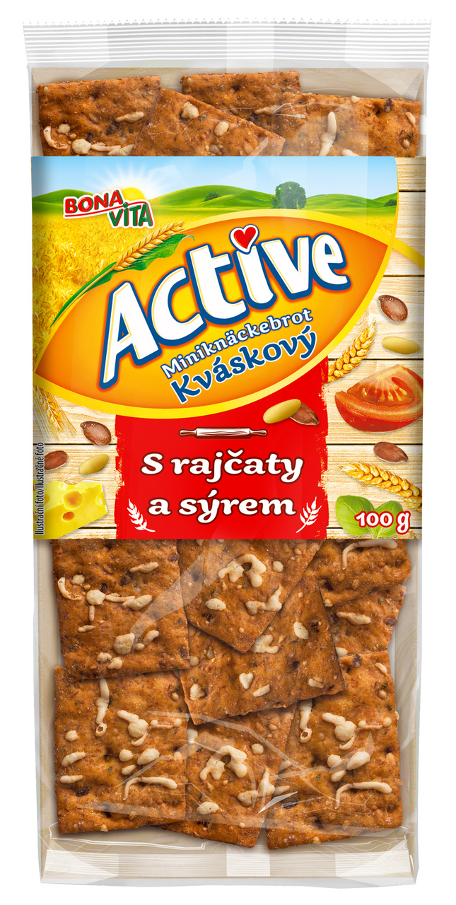 BONAVITA Miniknackebrot s paradajkami a syrom 100 g