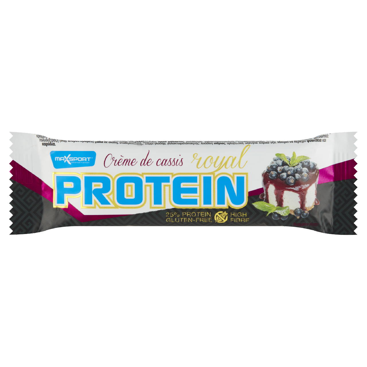 MAX SPORT Royal Protein Créme de cassis tyčinka bezlepková 60 g