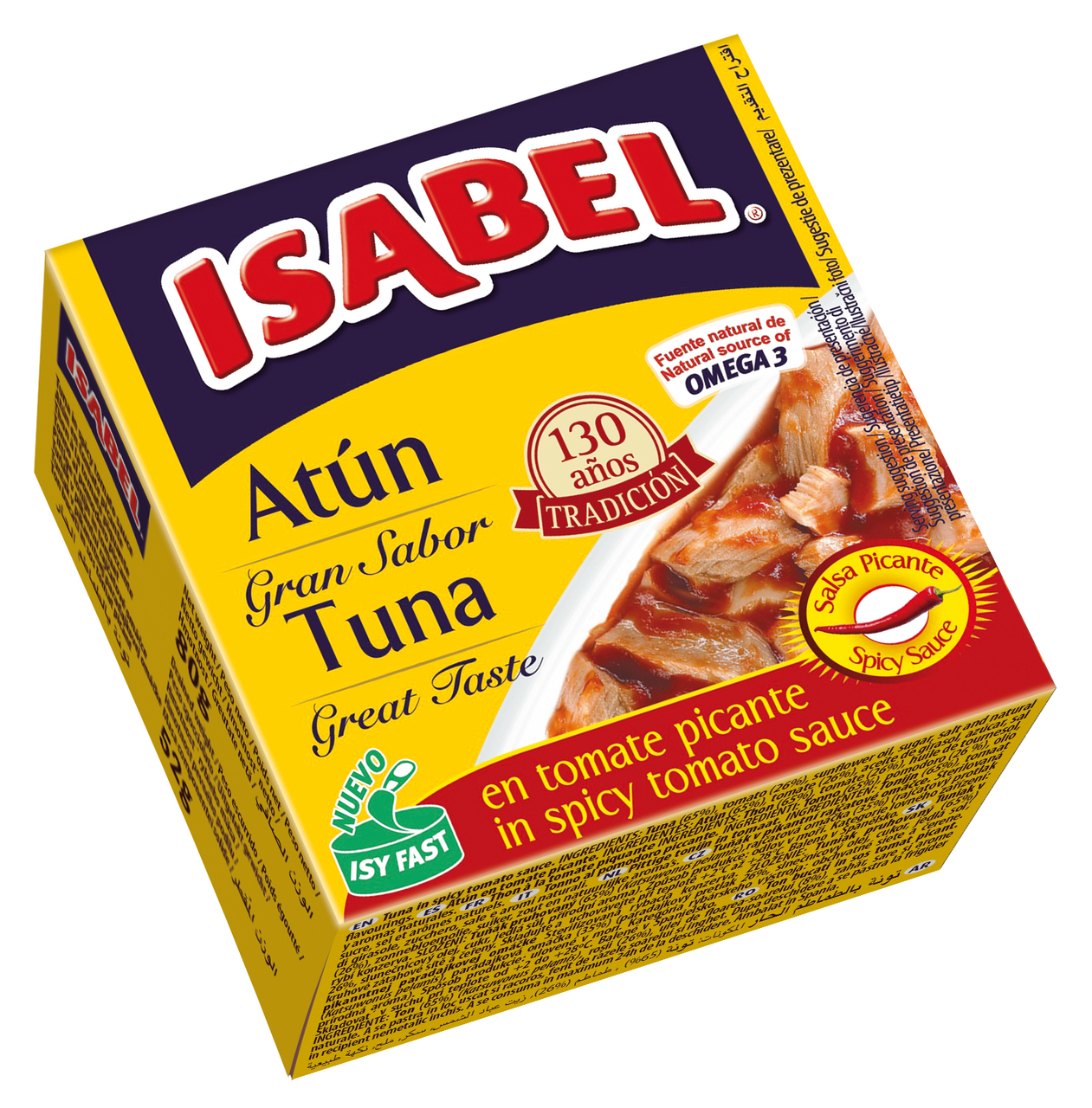 ISABEL Tuniak v pikantnej rajčinovej omáčke 80 g