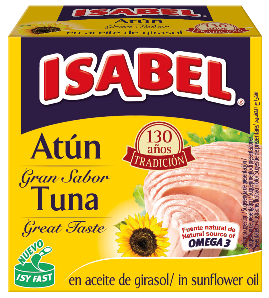 ISABEL Tuniak v slnečnicovom oleji 80 g