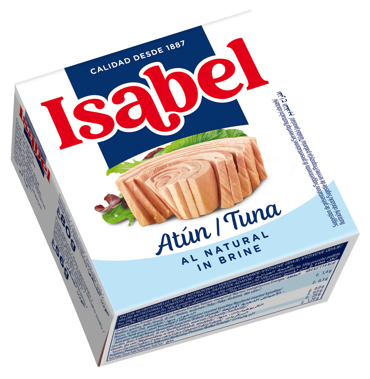 ISABEL Tuniak vo vlastnej šťave 80 g