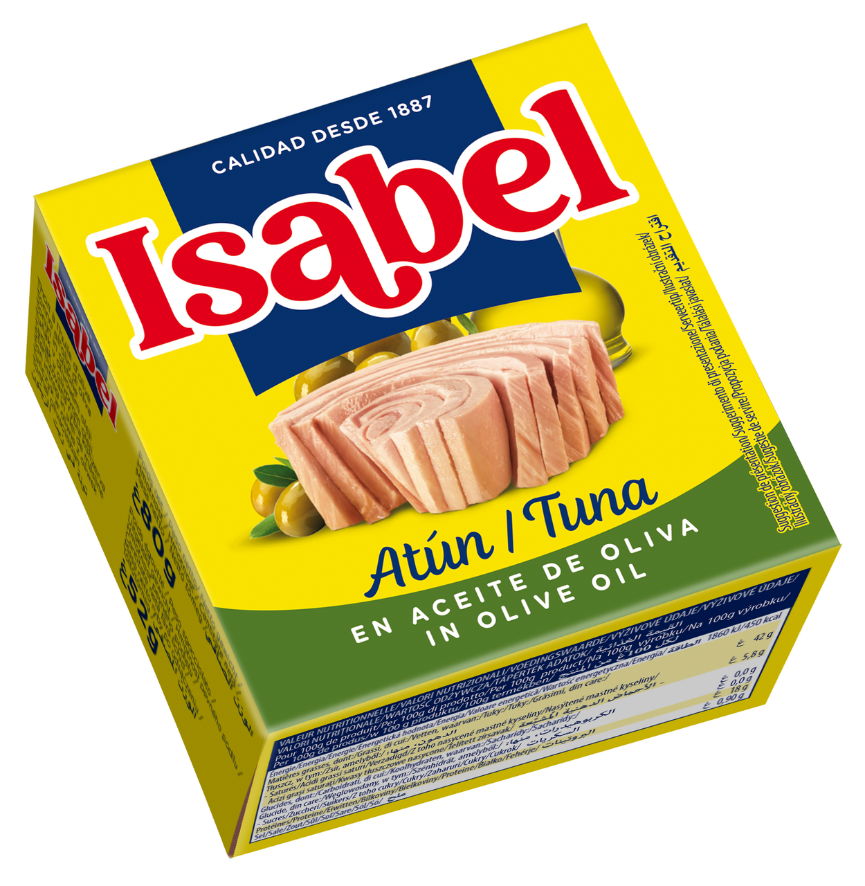 ISABEL Tuniak v olivovom oleji 80 g