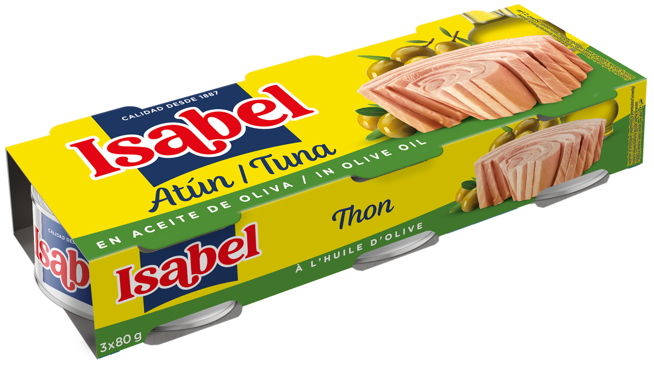 ISABEL Tuniak v olivovom oleji 3 x 80 g