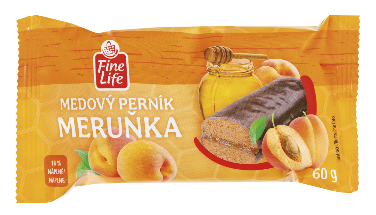 Fine Life Perník marhuľa 36 x 60 g