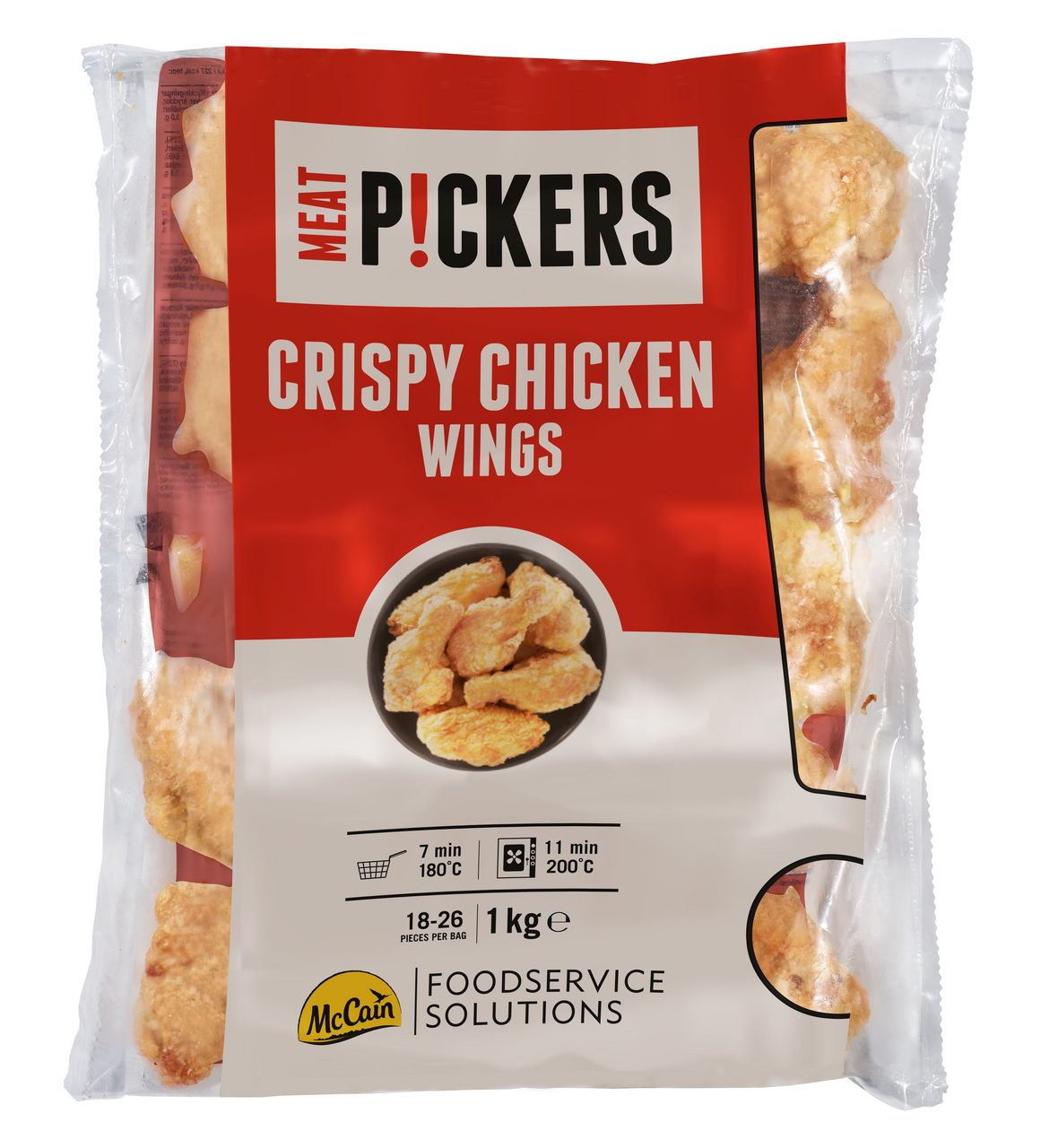 McCain Crispy Chicken Wings kuracie krídla mraz. 1 kg