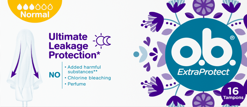 o.b. Extra Protect Normal tampóny 16 ks
