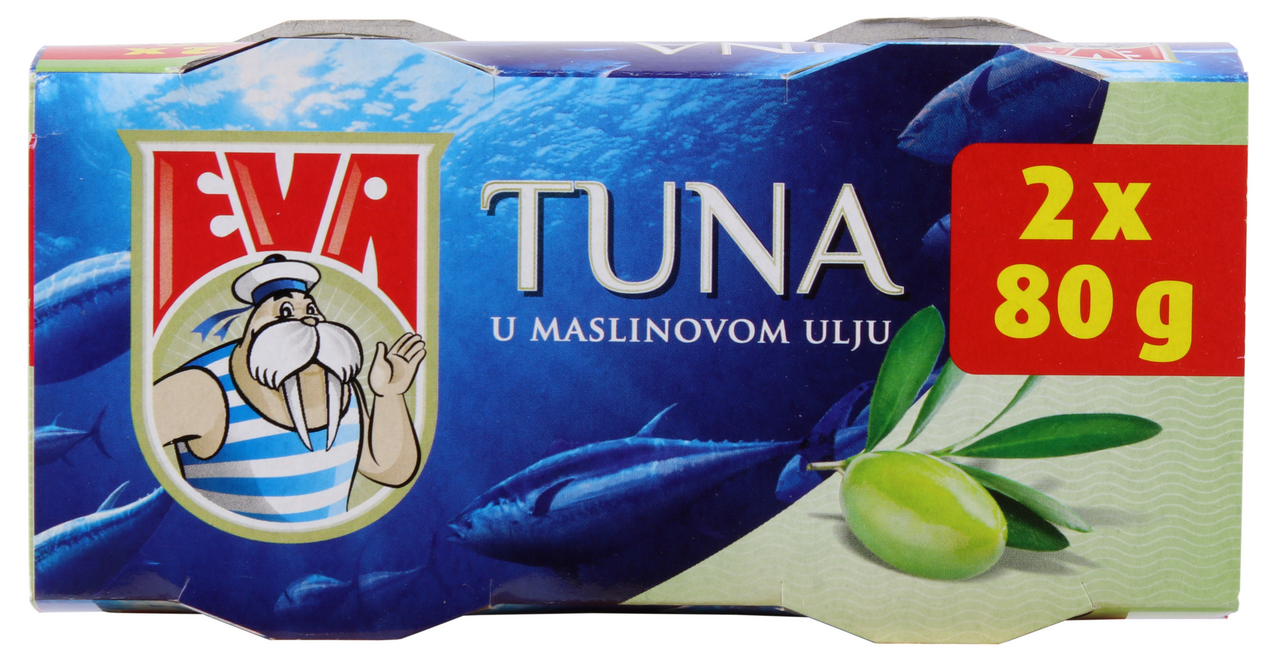 EVA Tuniak olivový olej 2 x 80 g