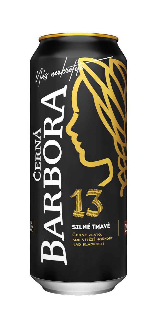 ČIERNA BARBORA pivo 4 x 500 ml vratná plechovka