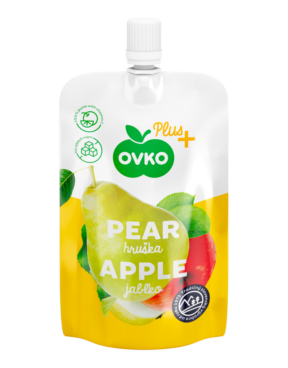 OVKO Plus príkrm jablko hruška 10 x 120 g