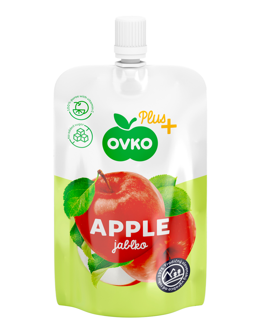 OVKO Plus príkrm jablko 10 x 120 g