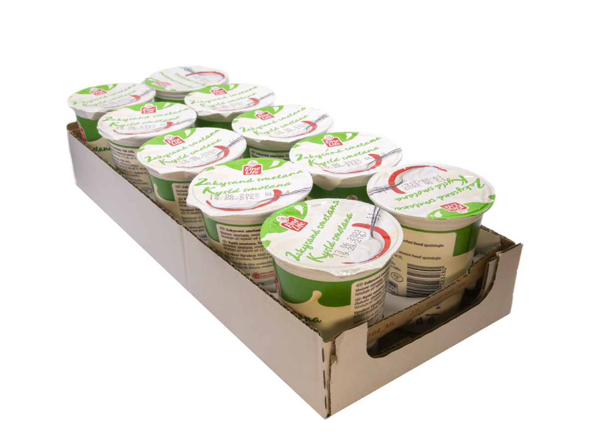 Fine Life Kyslá smotana 14 % chlad. 10 x 200 g