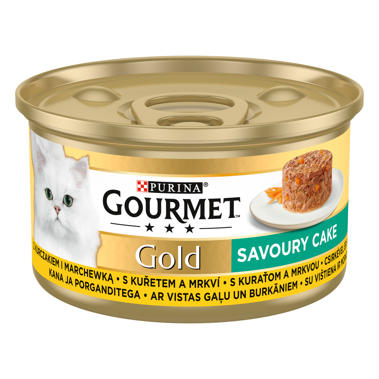 Purina Gourmet Gold SAVOury kuracie mäso s mrkvou pre mačky 85 g