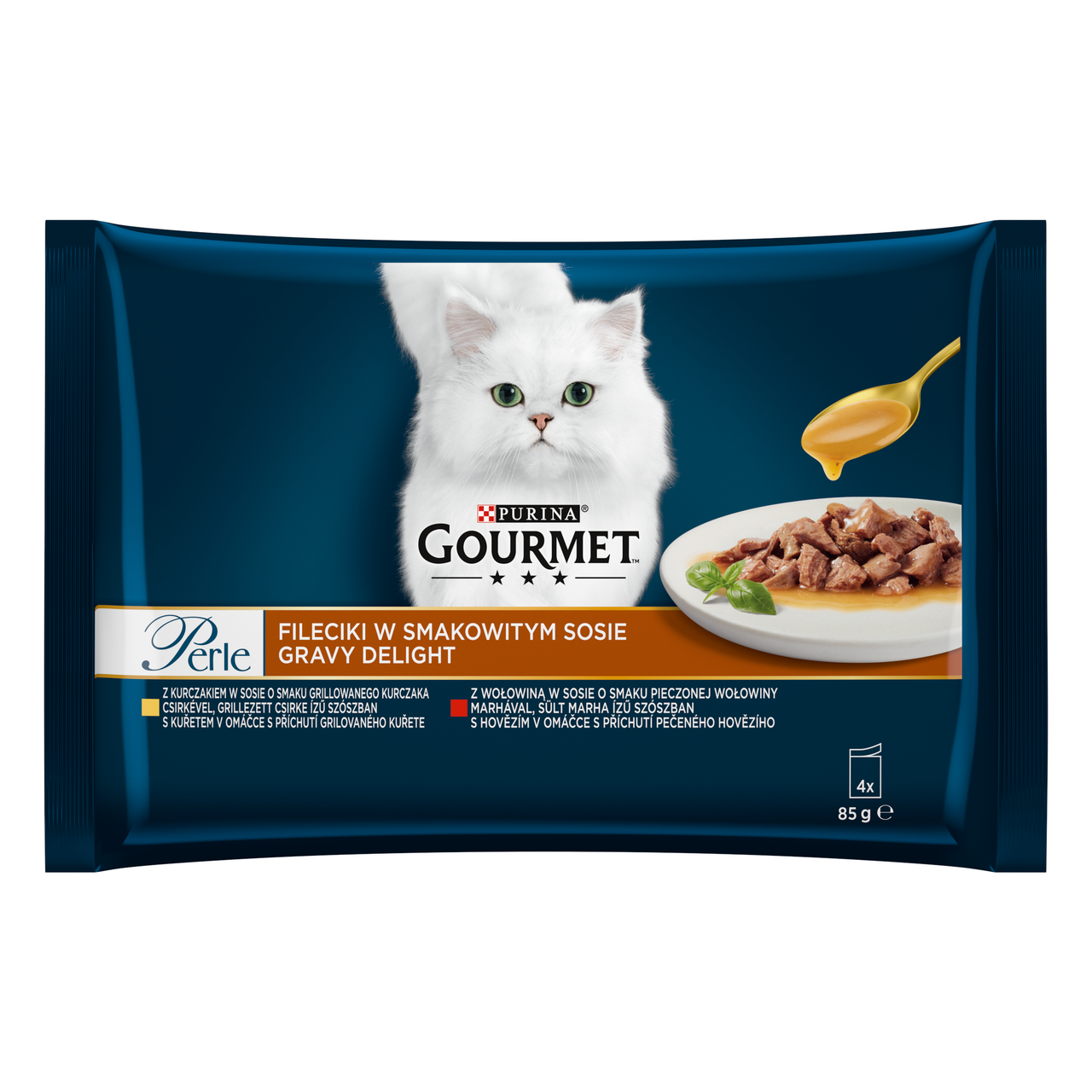 Purina Gourmet Perle Duo Pack filety 4 x 85 g