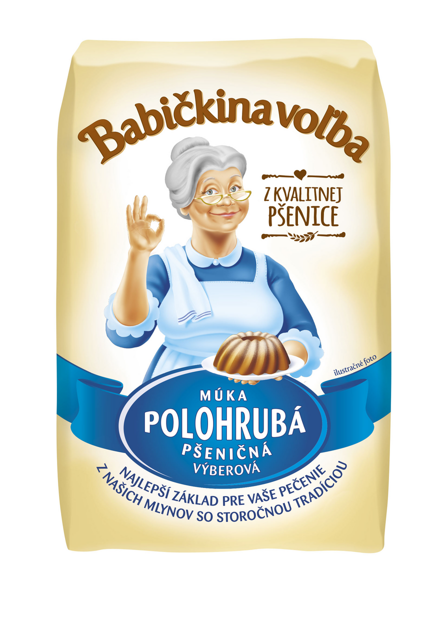 Babičkina voľba Múka polohrubá 1 kg