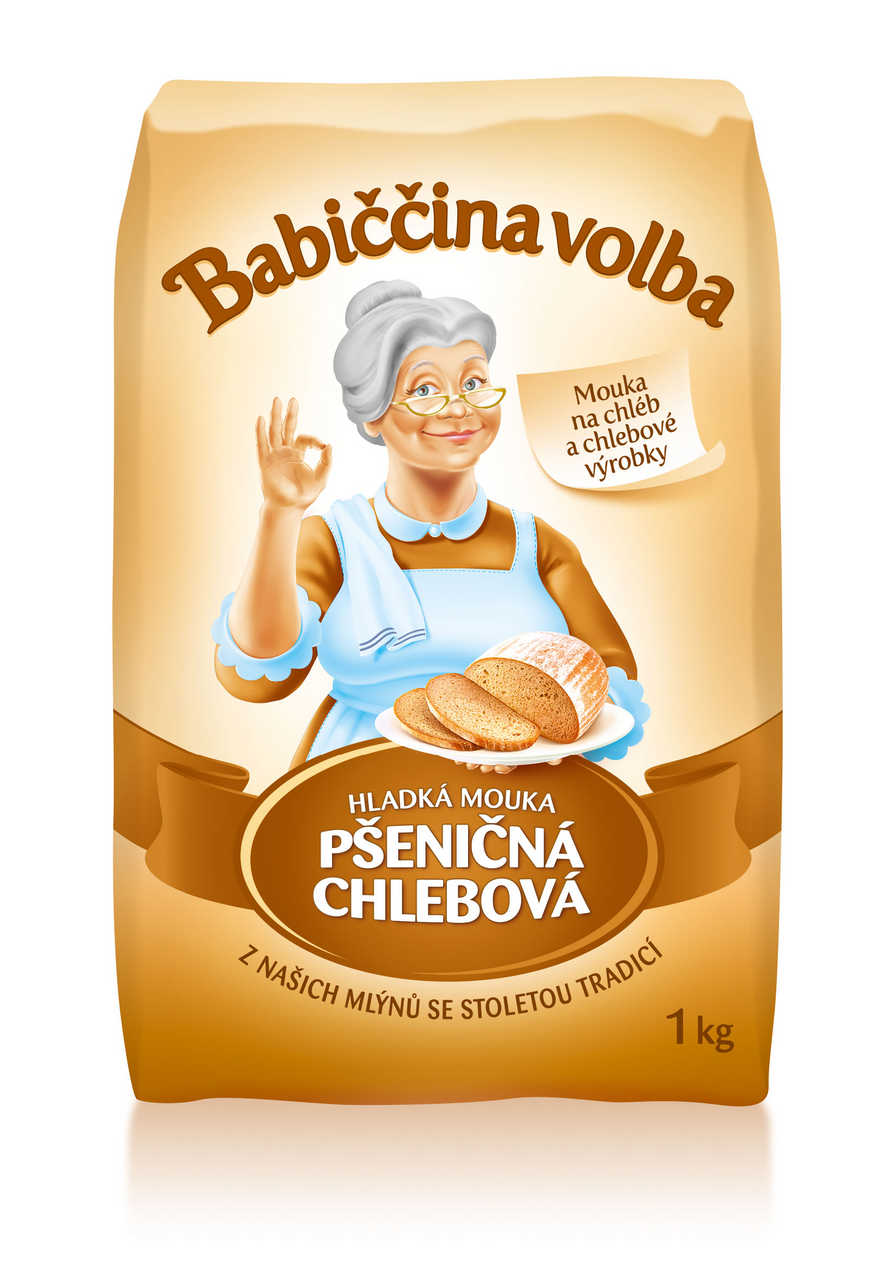 Babičkina voľba Múka hladká na chlieb 1 kg