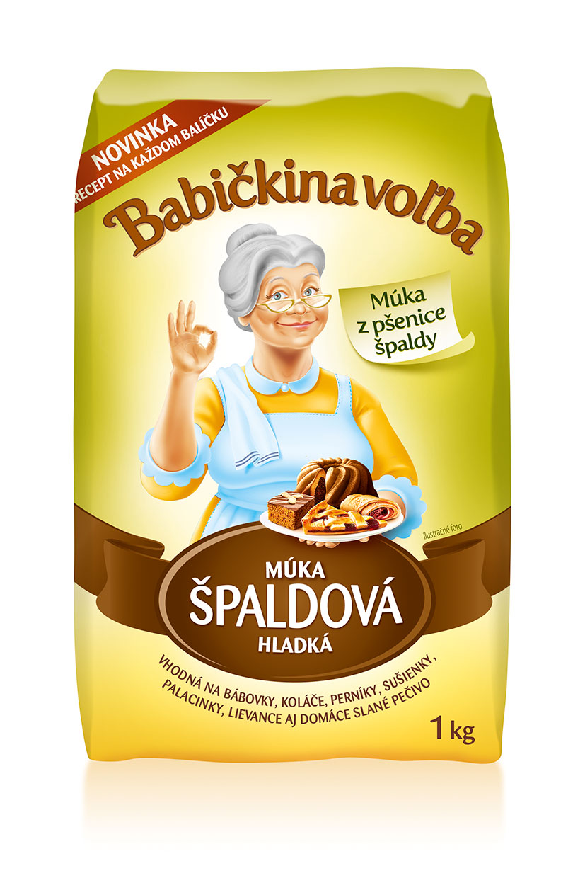 Babičkina voľba Múka hladká špaldová 1 kg