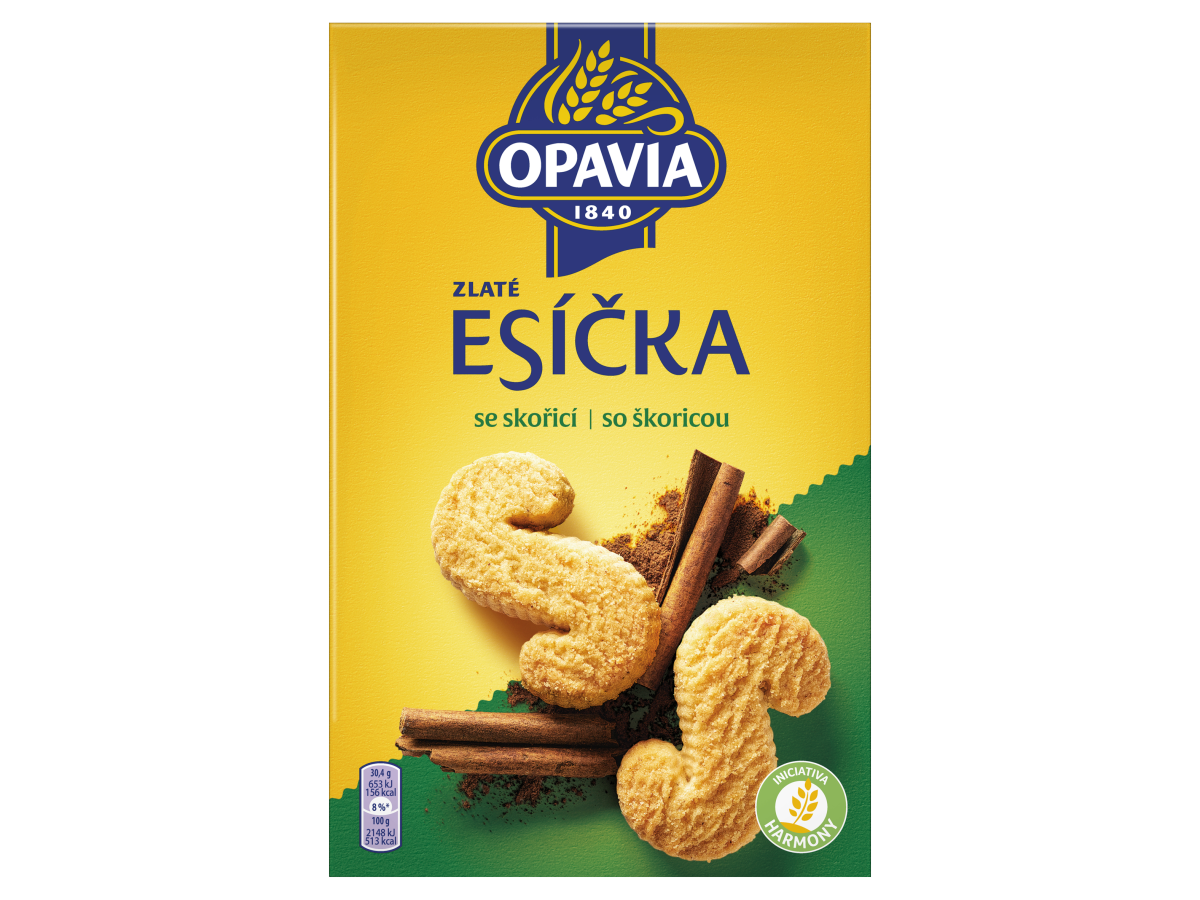 OPAVIA ZLATÉ Esíčka škoricové 220 g