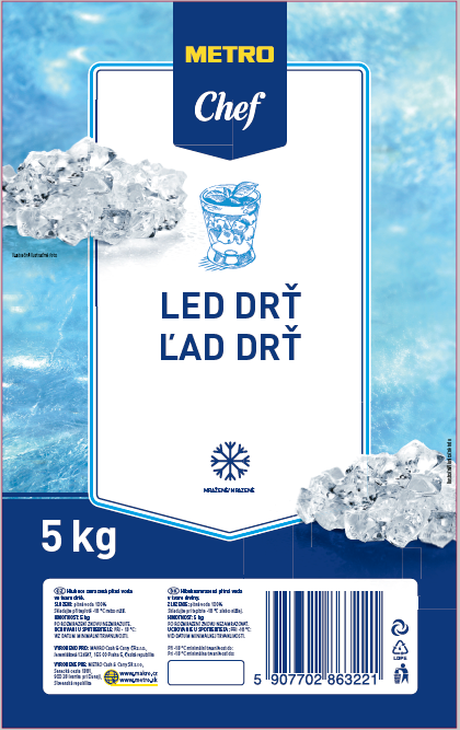 METRO Chef Ľad mrazený drť 5 kg