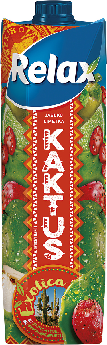 Relax Exotica kaktus 12 x 1000 ml tetrapak