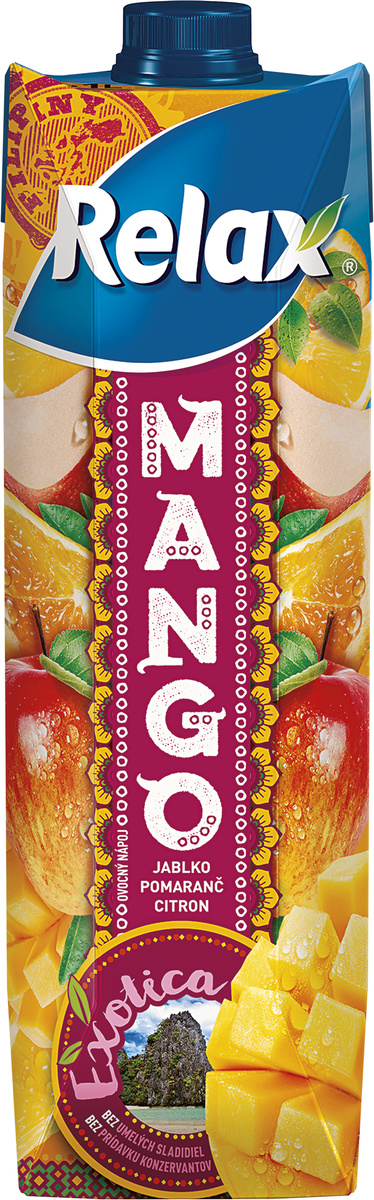 Relax Exotica mango 12 x 1 l tetrapak