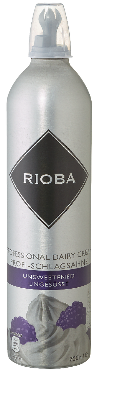 RIOBA Šľahačka v spreji nesladená chlad. 700 ml