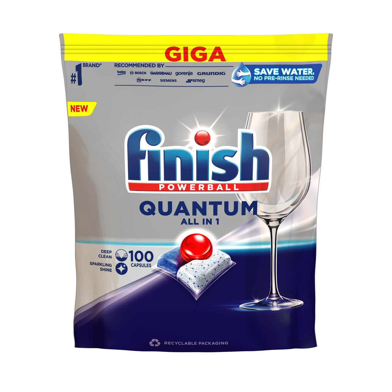 finish Quantum Regular tablety do umývačky riadu 100 ks
