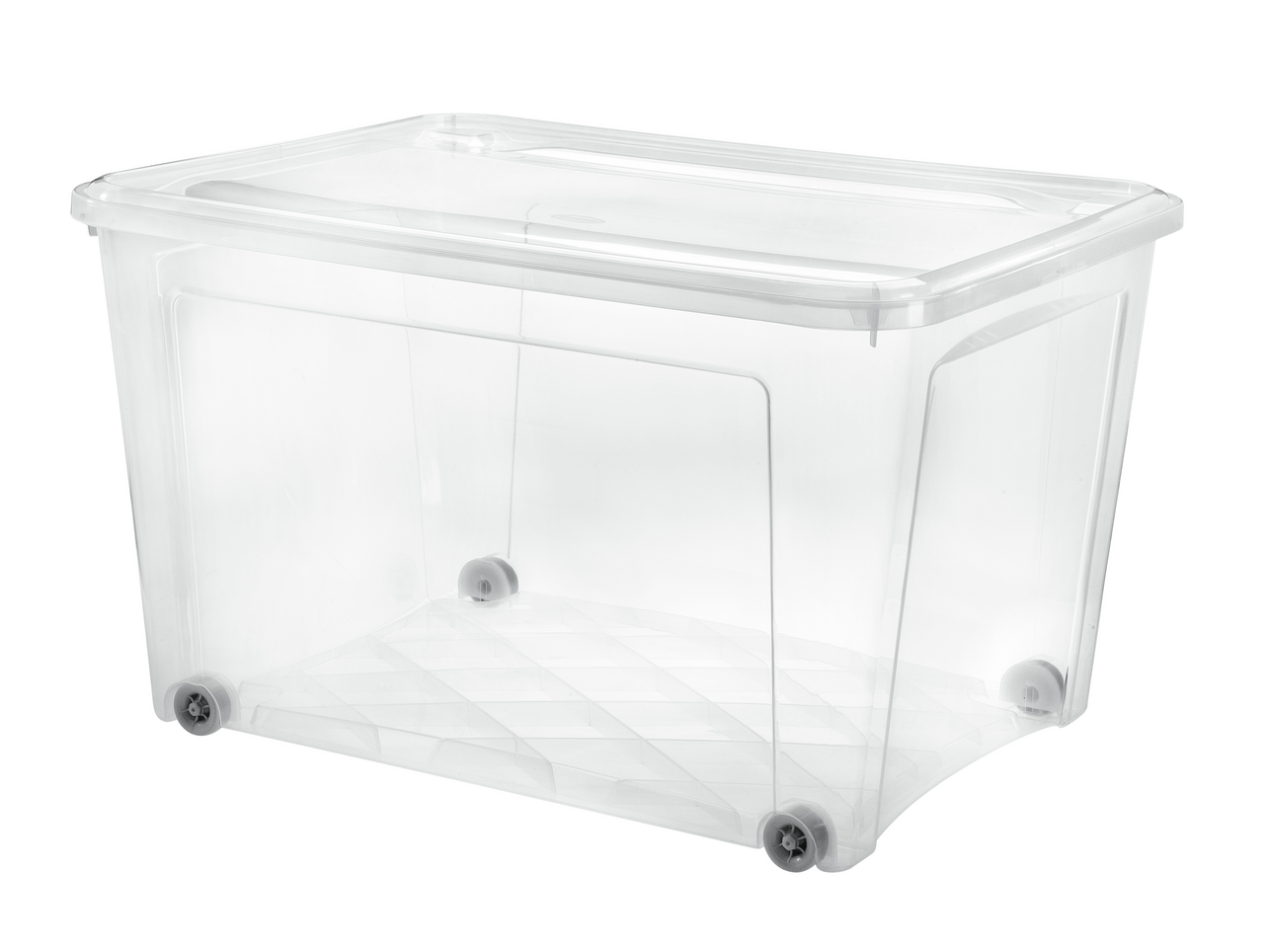 aro Box na kolieskach 58 x 78 x 47 cm 145 l transparentný 1 ks