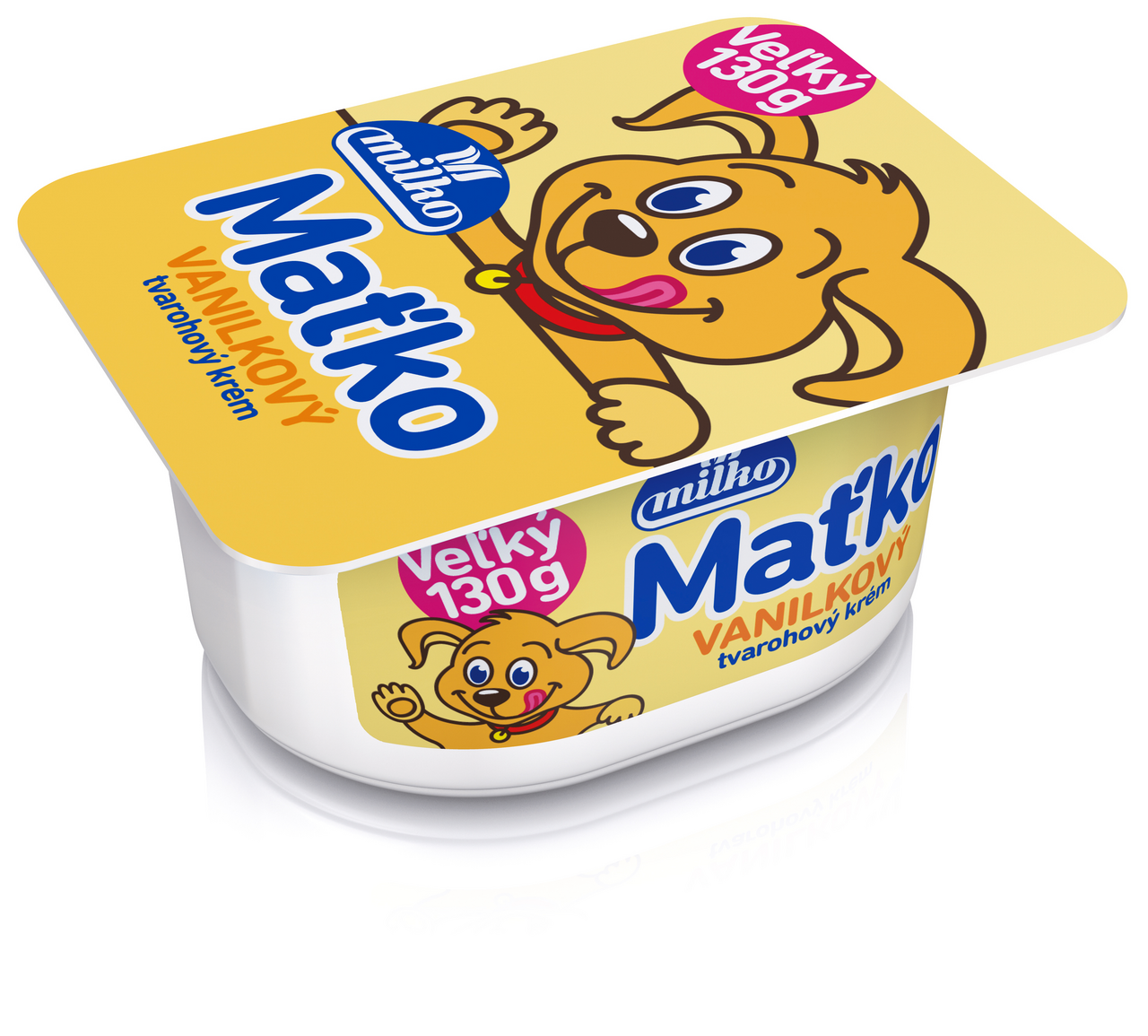milko Maťko tvarohový krém vanilka chlad. 4 x 130 g