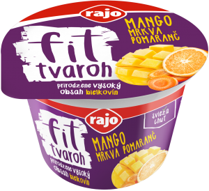 rajo Fit tvaroh mango-mrkva-pomaranč chlad. 200 g