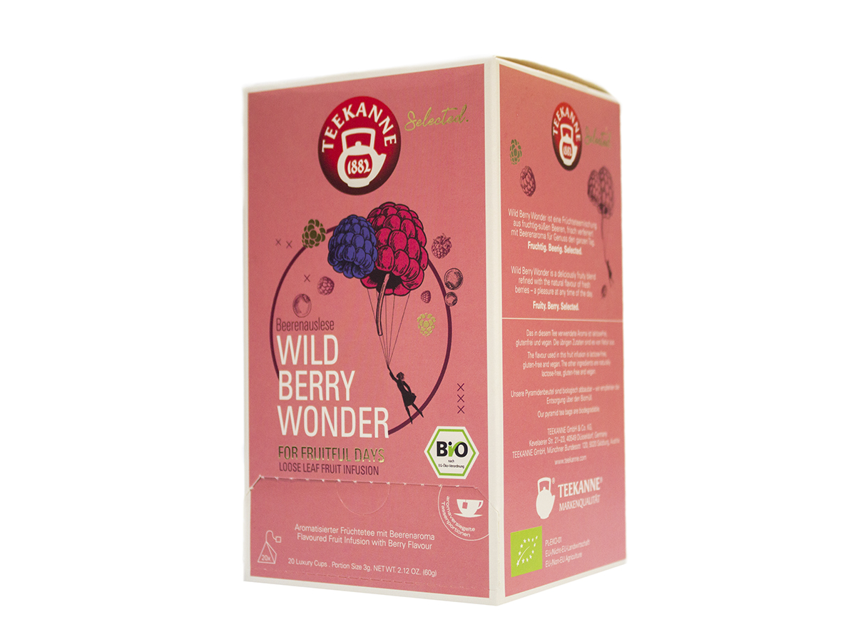 TEEKANNE Bio Luxury Bags Wild Berry Wonder čaj 75 g