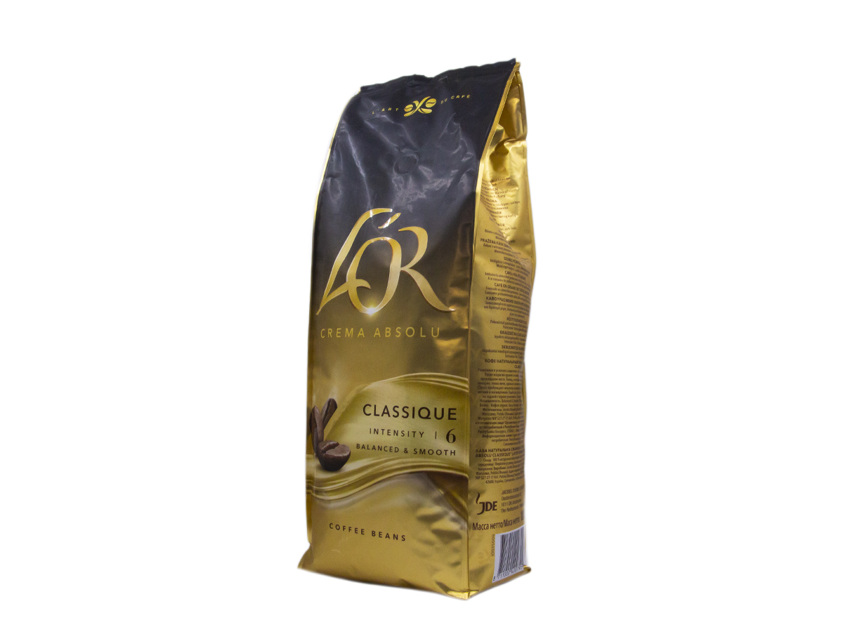 L'OR Crema Classique káva zrnková 1 kg