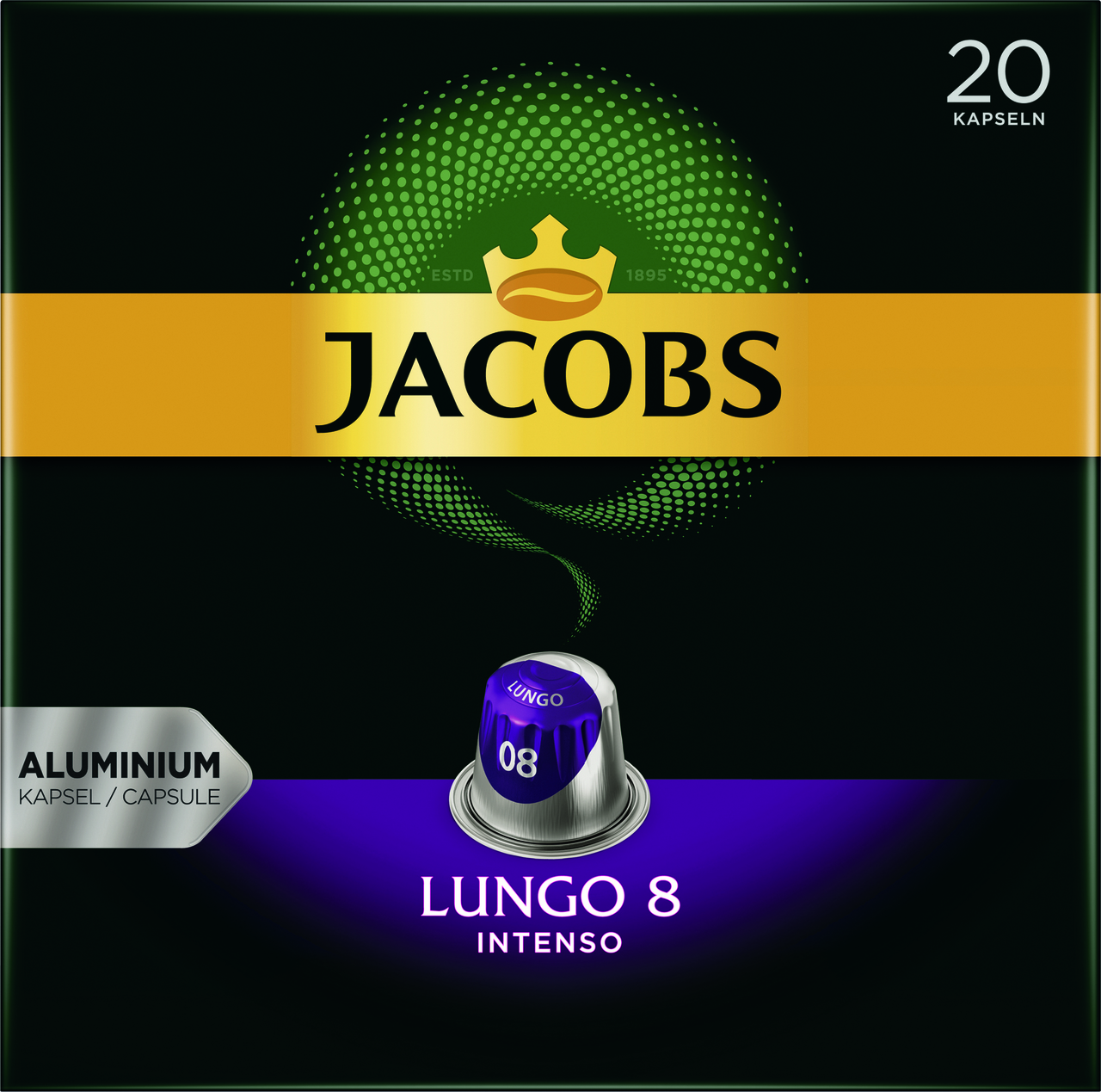 JACOBS Lungo kapsuly 20 ks 104 g