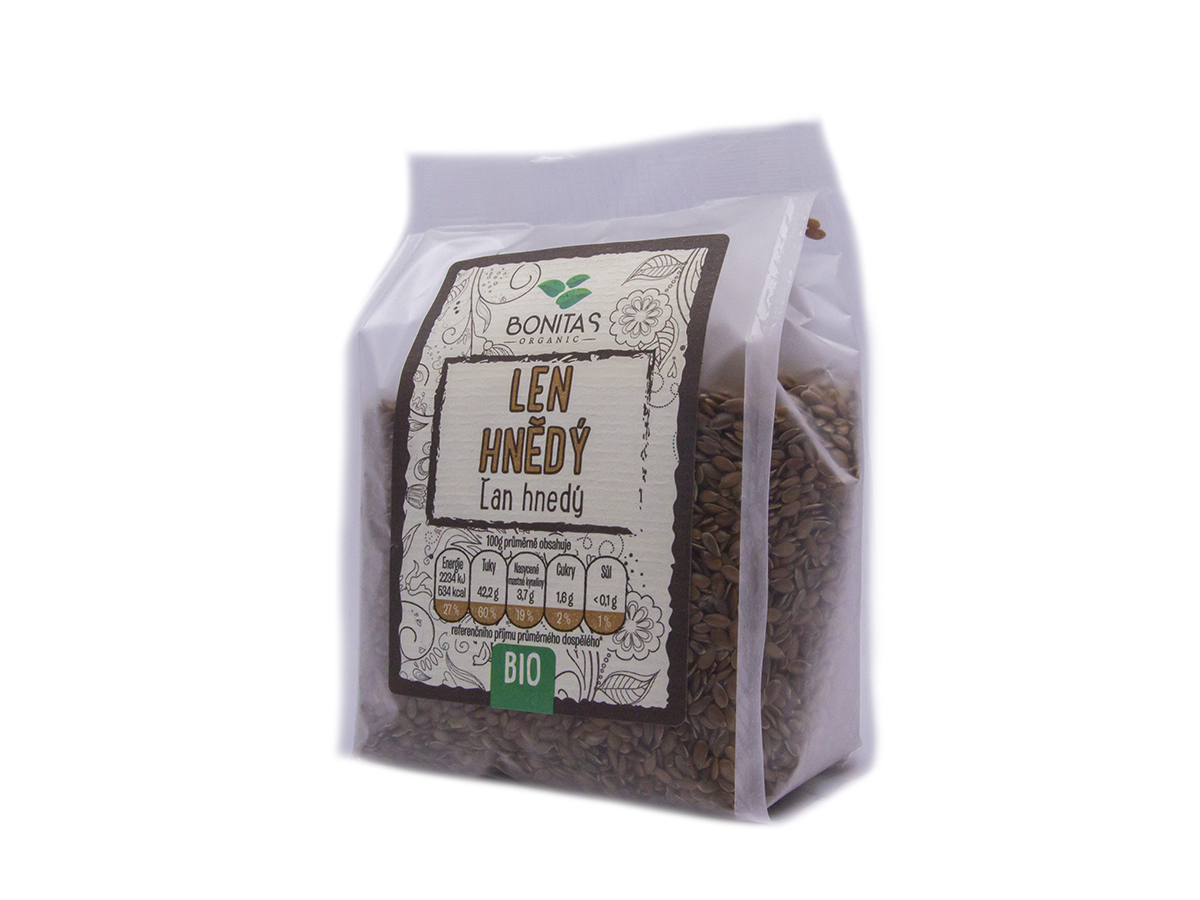 BONITAS Ľan hnedý BIO 300 g
