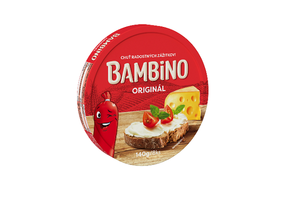 BAMBINO Original tavený syr okrúhly chlad. 120 g