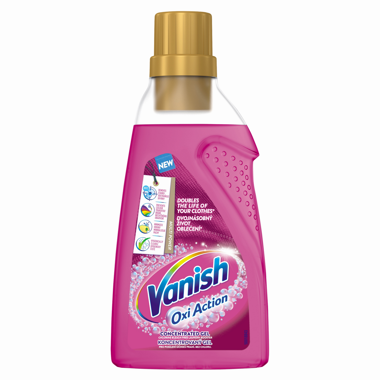 Vanish Oxi Action pink prací gél 750 ml