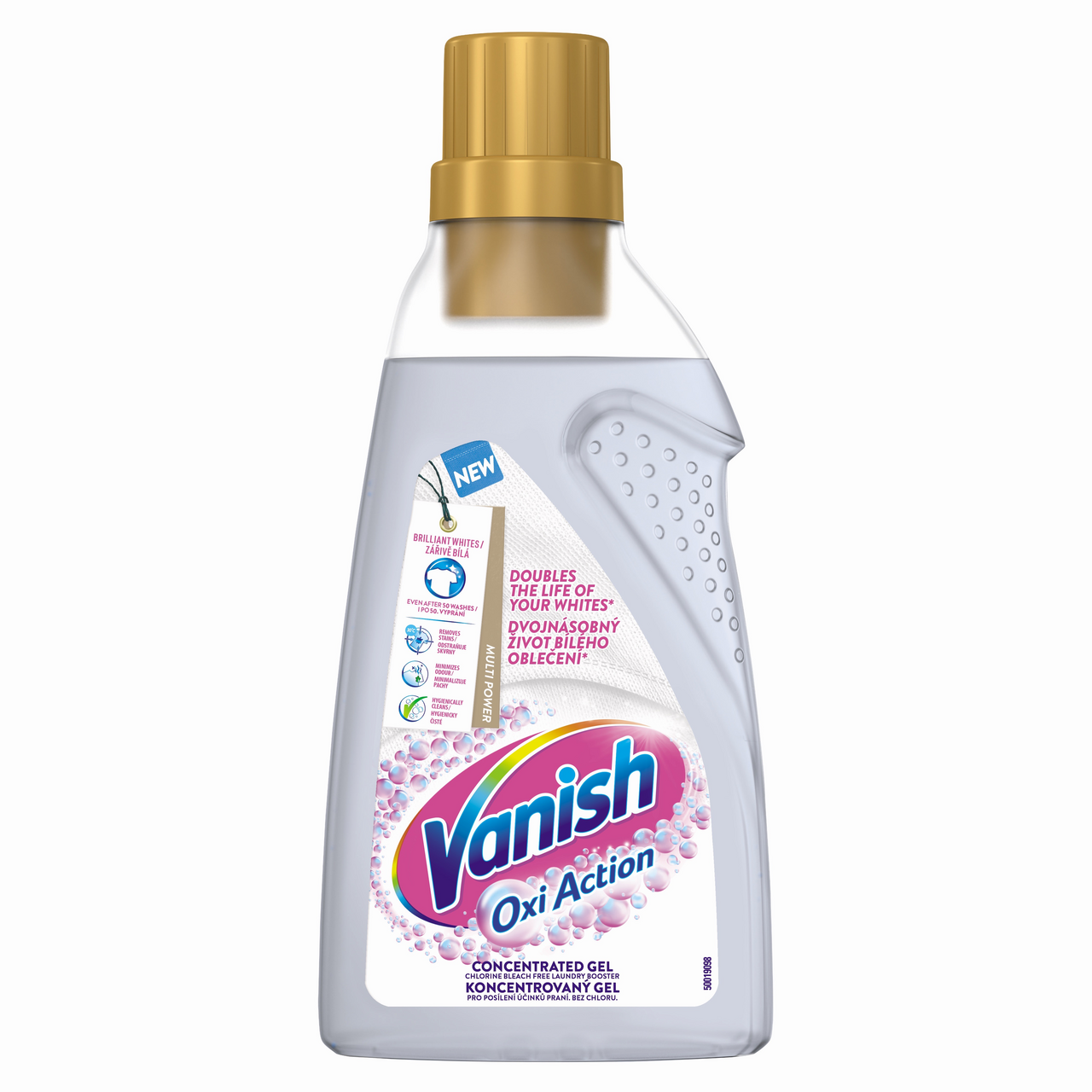 Vanish Oxi Action white prací gél 750 ml