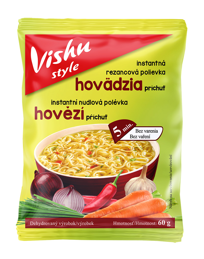 VISHU Style Instantná polievka hovädzia 60 g