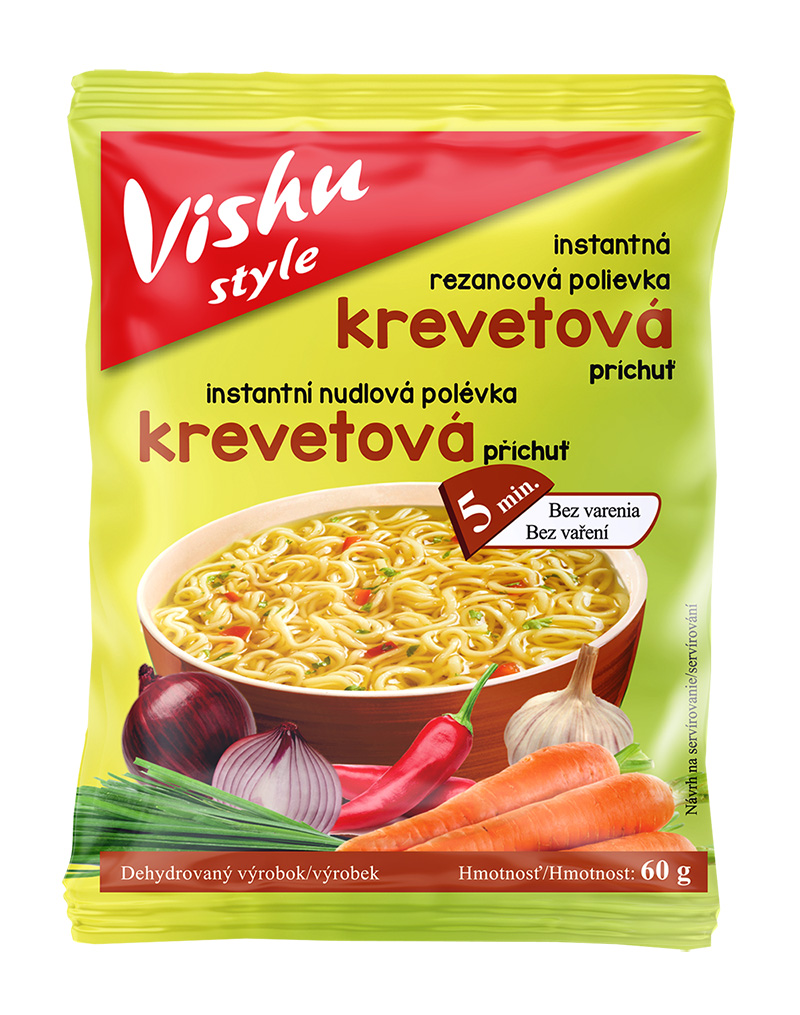 VISHU Style Instantná polievka krevetová 40 x 60 g