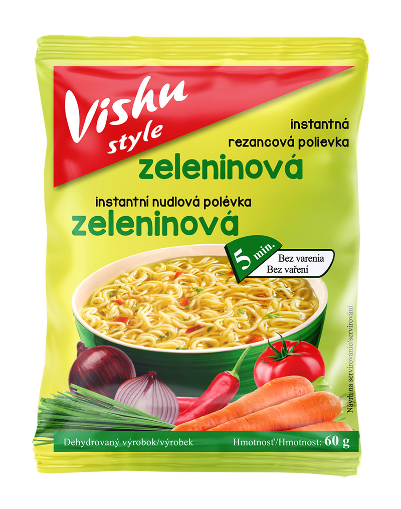 VISHU Style Instantná polievka zeleninová 60 g