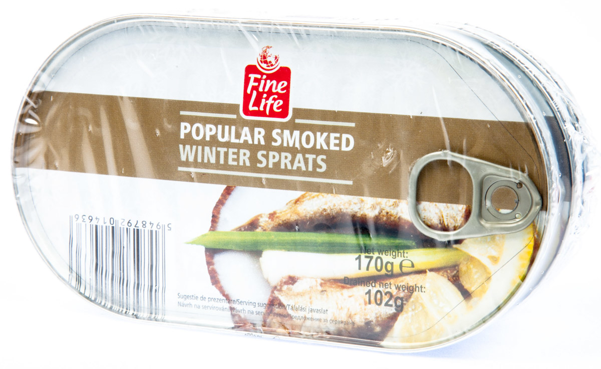 Fine Life Šproty údené v oleji 170 g