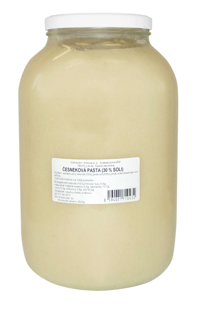 Cesnaková pasta 30% soli 3800 g